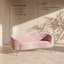 Causeuse courbée en velours 67 po Shurtz-273919138