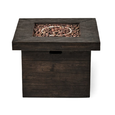 32.48 In Depth Width Fire Pit 40,000 Brown For Summer Fun Gatherings