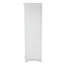 Point Breeze - Commode de porte à miroir - Blanc frais avec finition glacis gris doux