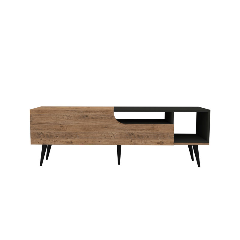 Banwarilal TV Stand, Atlantic Pine & Anthracite