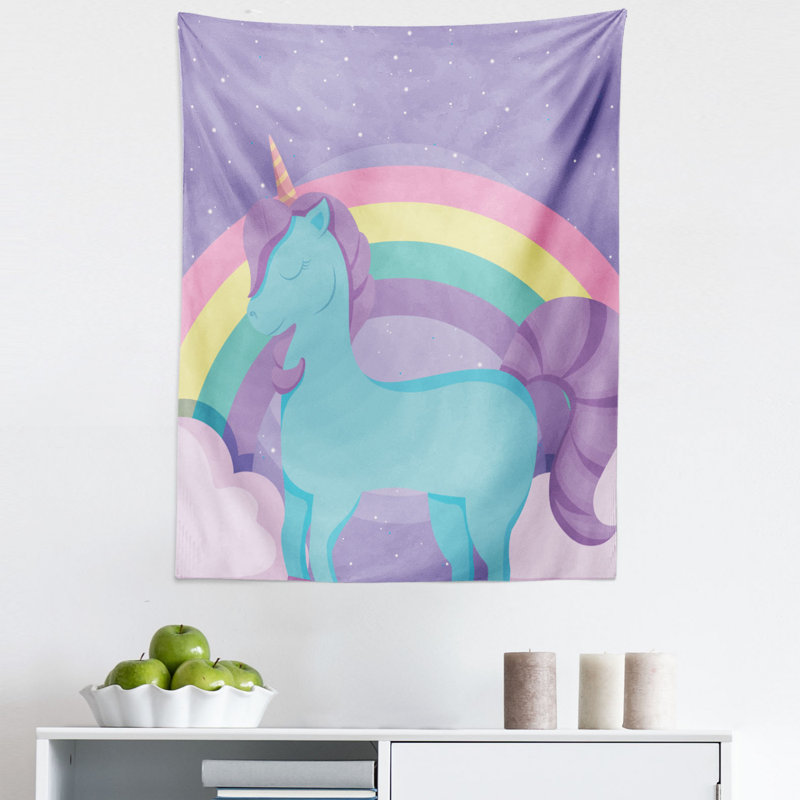 Pony Rainbow Dreamy Tapestry, 71.12cm H x 58.42cm W