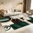 1PC Modern Geometric Abstract Emerald Brown Cream Tone area rugs for Living Room, Soft, All seasons, Washable Indoor mat, Farmhouse suitable for dining room, bedroom, entryway, home office, patio, kitchen, Home Decor, Outdoor Decor.-1935471640