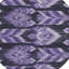 Tapis rond lavable mauve 8 pi Southwestern