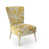 Floral Yellow Polyester Blend 3 selected