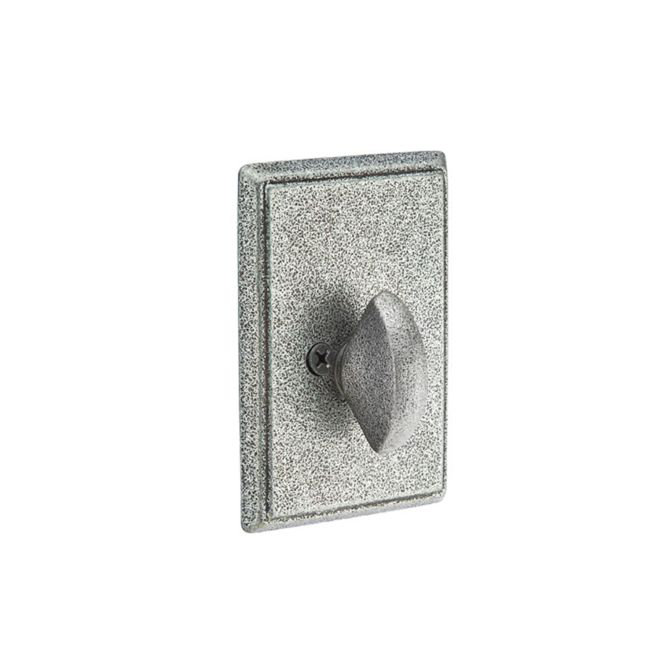 Pêne dormant simple en acier forgé n ° 3 à finition acier noir mat, Noir mat