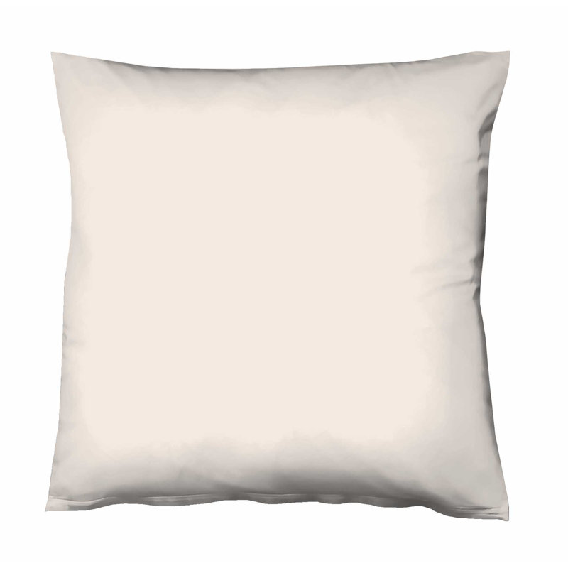 Uni-Colours 100% Cotton Jersey Knit Pillow Case, 50 x 50cm, Sand