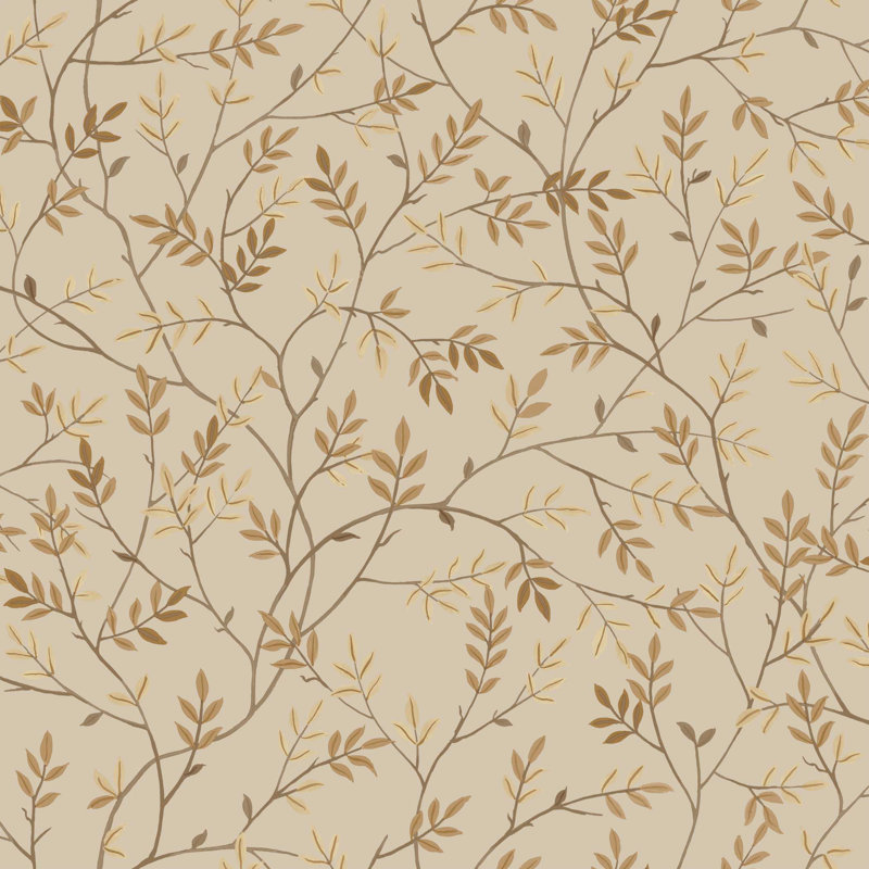 Branches Peel and Stick Wallpaper, Taupe