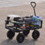 Les chariots de chariot de jardin de chariot de chariot facilitent le transport du bois de chauffage Tc1840bkg