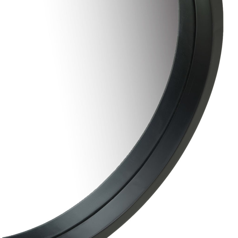 Miroir de salle de bain mural, 39", Noir