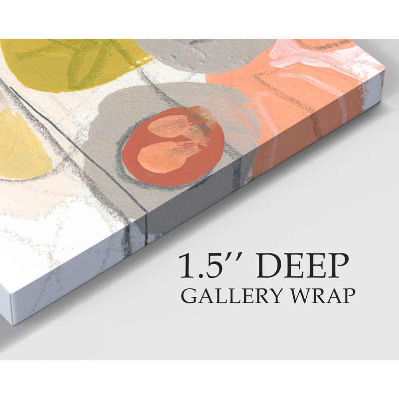 «Wildflower Contour II», reproduction sur toile, H 48 po x l 36 po x P 1 po, Toile tendue