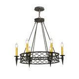 Greenbriar Oak 6 - Light Chandelier