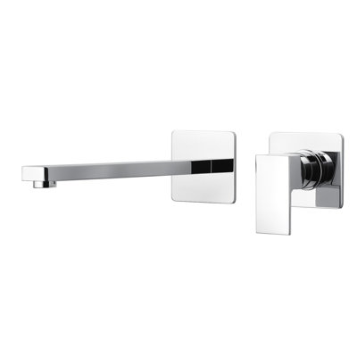 Scala 10" Wall Mounted Widespread Bathroom Faucet