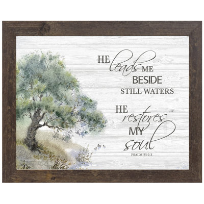 He He Me Meides Beside Still Waters, art chrétien
