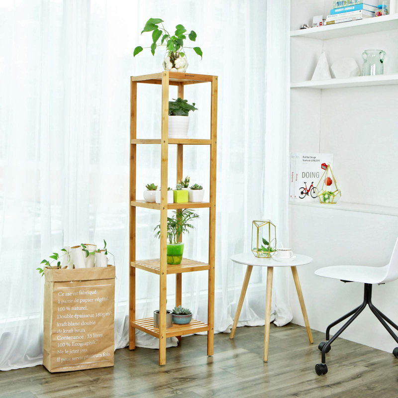 Freestanding Bathroom Shelves, Natural