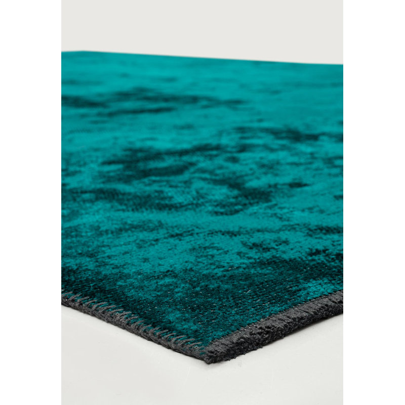Debraann Abstract Hand Loom Indoor / Outdoor Area Rug, Rectangle 6'7" x 8'2"