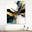 Iolande - Horloge murale moderne abstraite en marbre-886915689