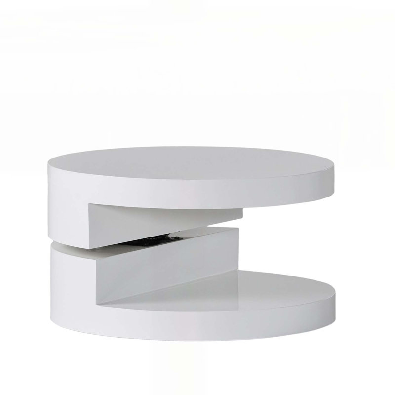 Versatile Rotating Coffee Table with Hidden Storage for Stylish Living