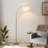 71" Arched Floor Lamp For Living Room Lighting, Modern Arched Lamp With Foot Switch