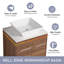 Meuble-lavabo simple 47,27 po avec comptoir
