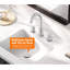Robinets 8 "en nickel brossé pour évier 3 trous, avec bonde escamotable et tuyau d'alimentation sans plomb cUPC-98930939