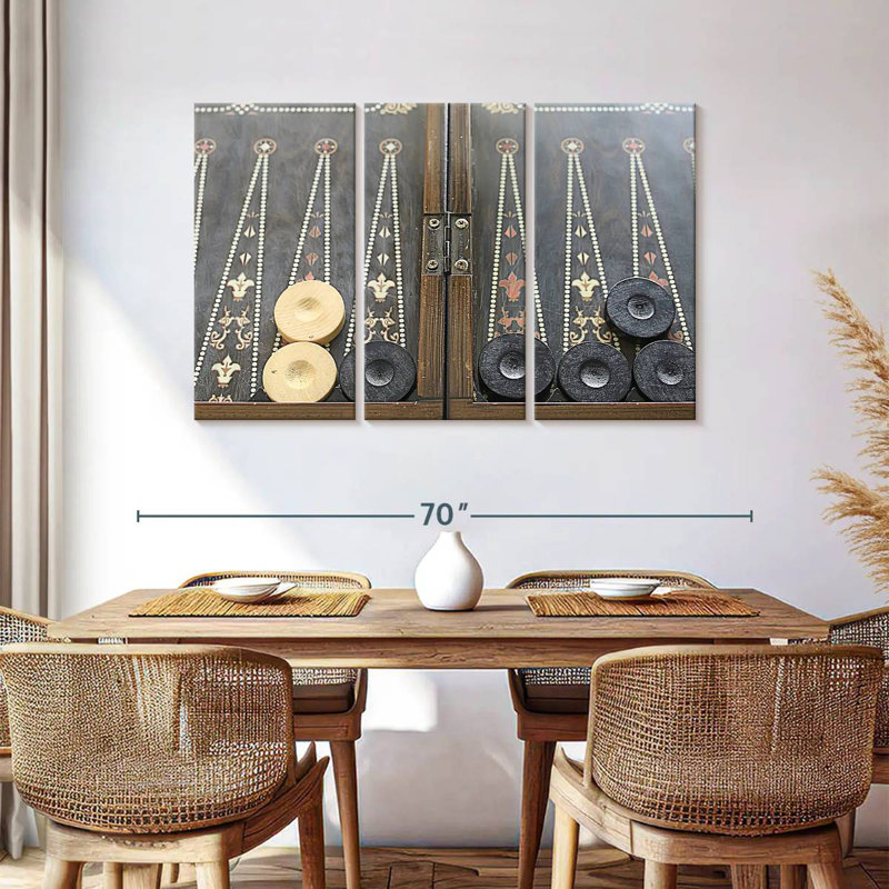 Senne Backgammon Table, 36" H x 57" W