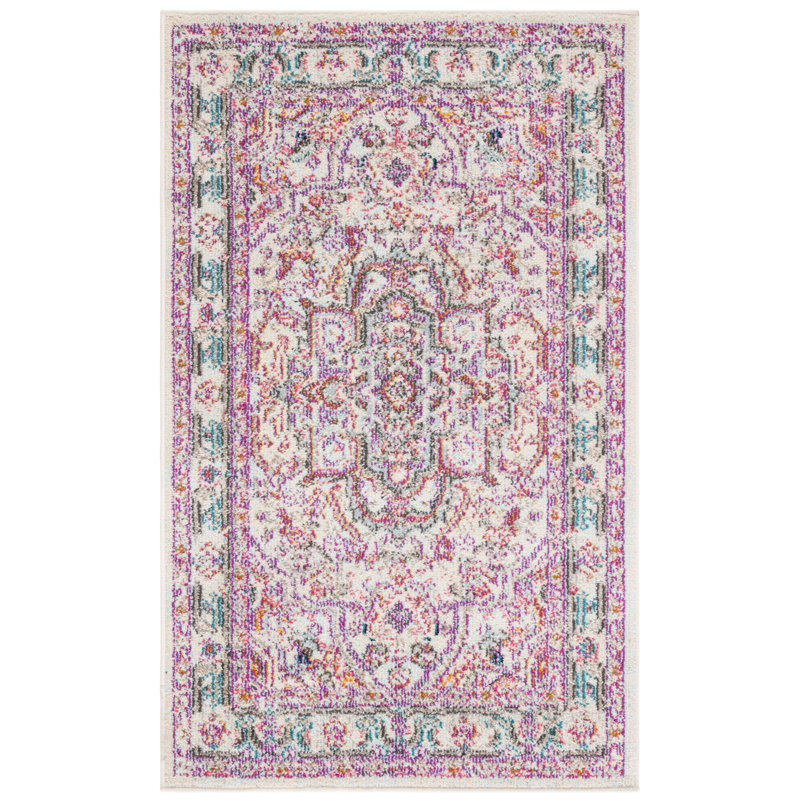 Tapis rose Felty, Rectangle 6 pi x 9 pi