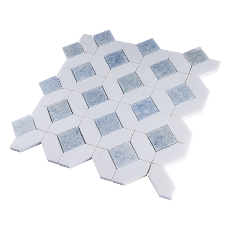 Natural 2" x 2" Marble Mosaic Tile