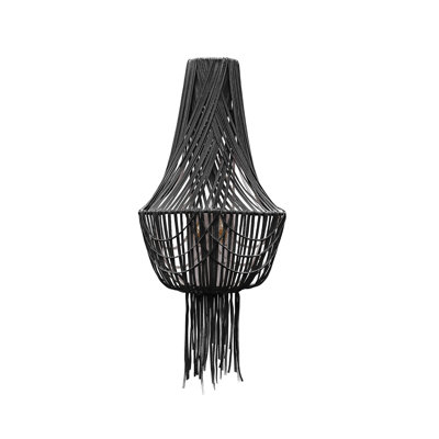 Leather Fringe Wall Sconce