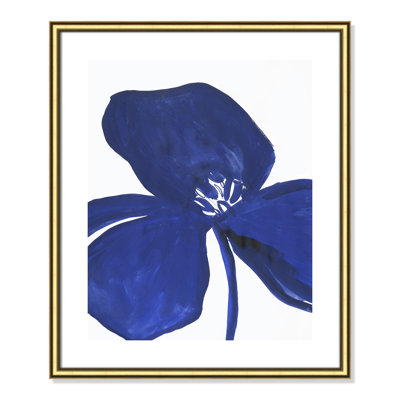 Clarisse "Indigo Petal II" Painting