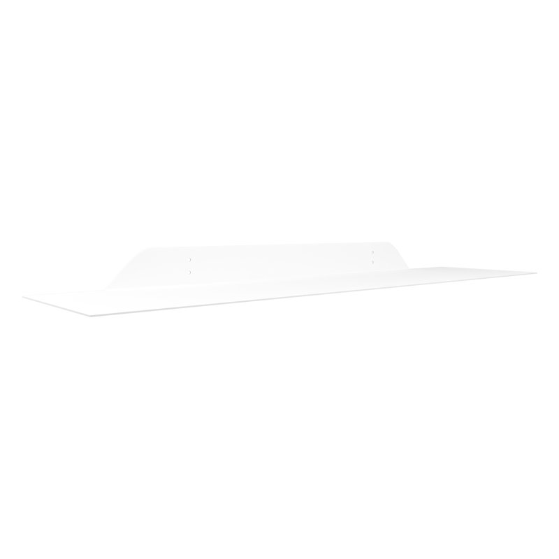 Tablette flottante Maja, H 1,75 po x l 36 po x P 6 po, Blanc