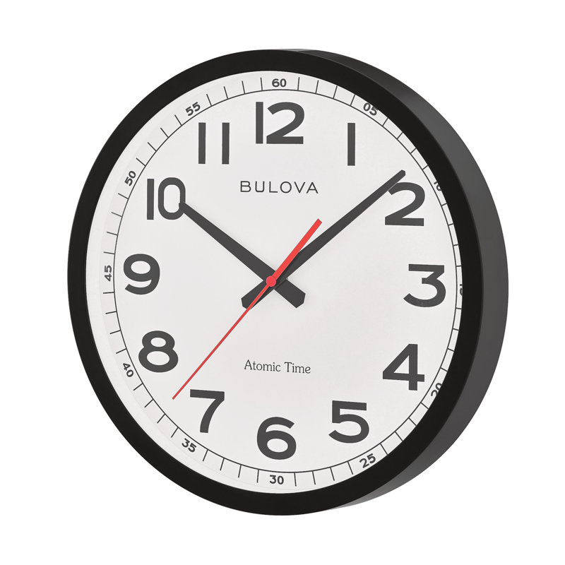 Bulova Accuwave II Radio-Controlled 12.25" Wall Clock, C5012