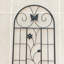 Ensemble de 2 treillis de jardin en métal 71 po x 19,7 po antirouille pour plantes grimpantes