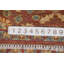 Tapis brun brun à motif floral Kazak