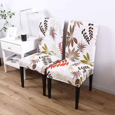 Polyester Box Cushion Dining Chair Slipcover