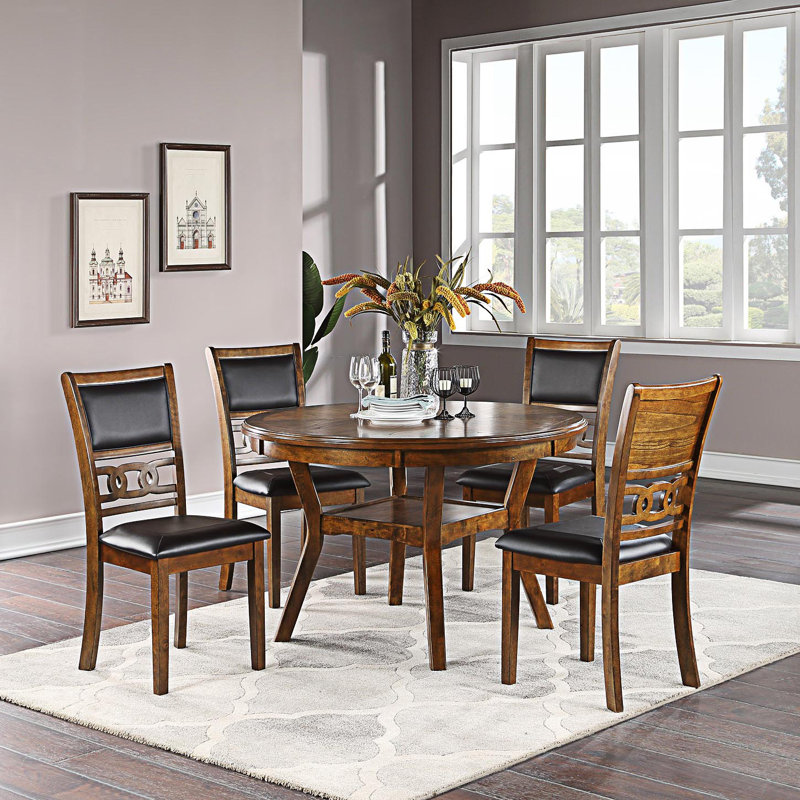 Dining Room Round Table With Shelve