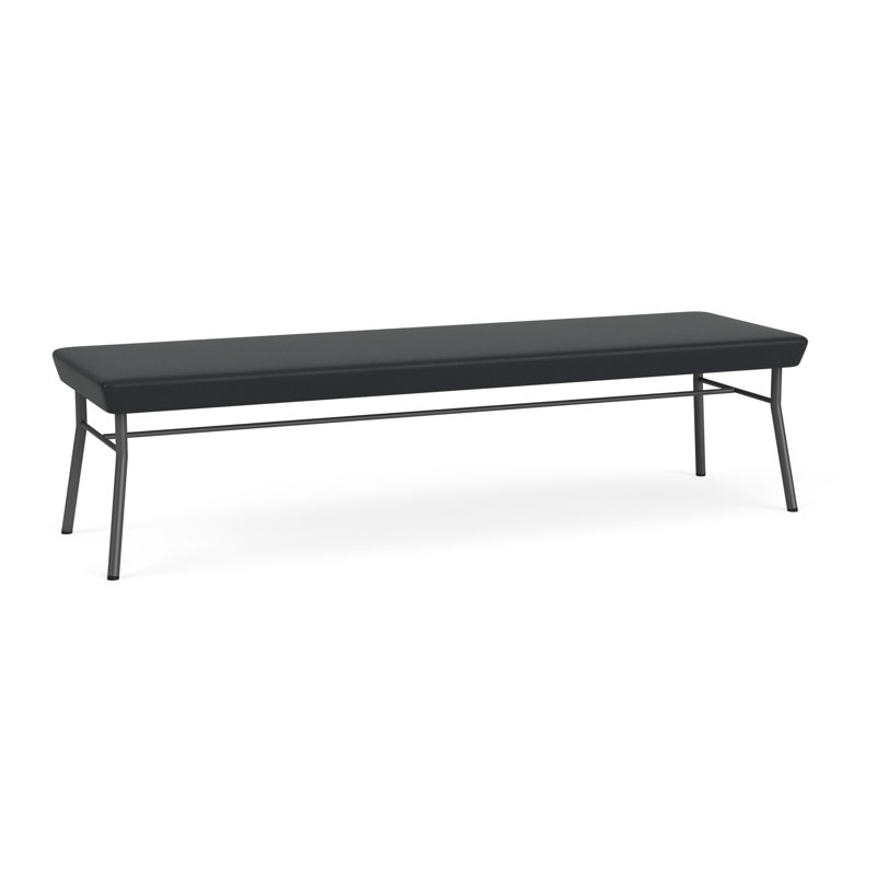 Banc en métal 3 places Chat, Gris anthracite, Modena graphite