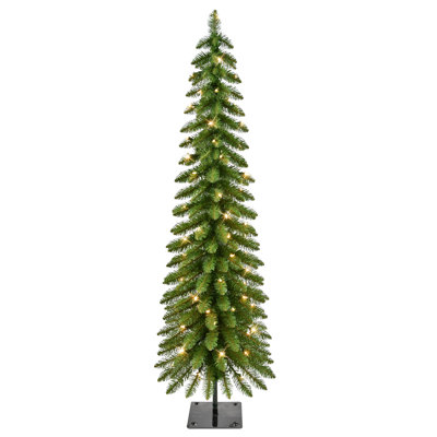 Pre-Lit Artificial Alpine Tree