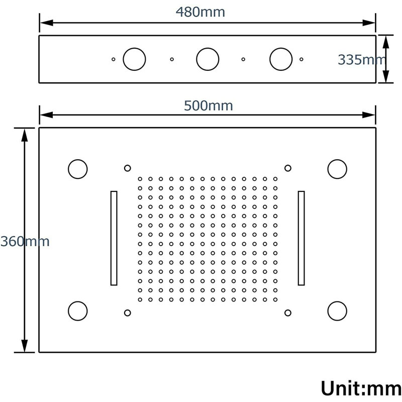 20"Shower Head Remote Control, Or