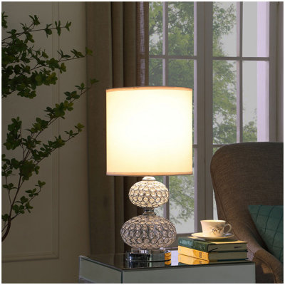 24" Mod Crystal inspired Retro Table Lamp