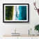 Birds Eye View of the Beach in Abstract - Picture Frame Graphic Art Print