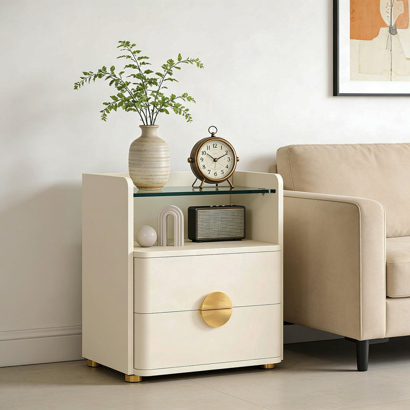 Armoire d'appoint, table de chevet, table de chevet avec rangement