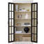 Garde-manger avec porte vitrée, vitrines avec rangement-392365237
