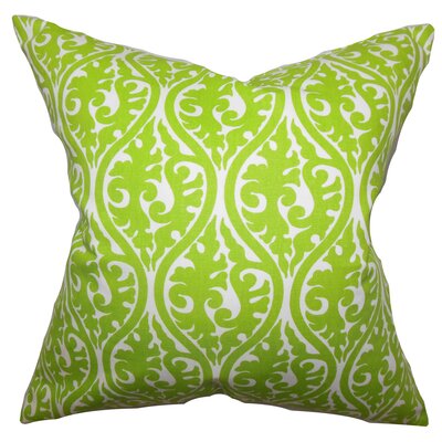 Ono Red Barrel Studio Indoor 100% Cotton Throw Pillow -  The Pillow Collection, P20-PP-KIMONO-CHARTREUSE-C100