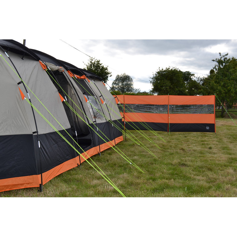 Dufort Dakota Fields Fabric Side Wall, Orange/Green/Black