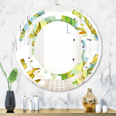 Miroir mural à motif moderne sans cadre