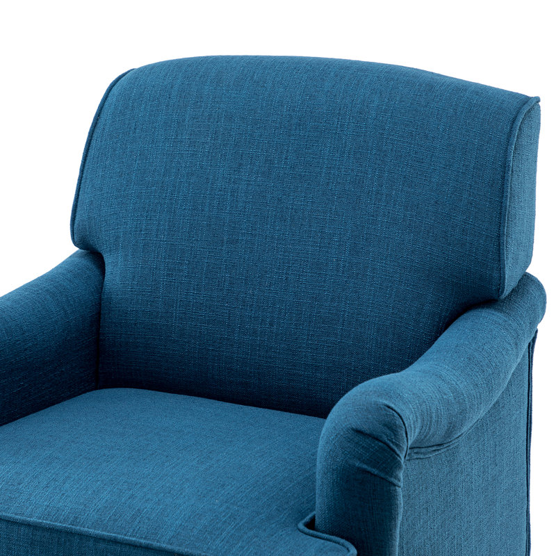 Fauteuil de 29,5 po de large Uppsala, Bleu marine 100% polyester