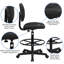 Fabric Drafting Chair with Adjustable Cylinders-1797420163-1797420222