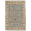Sarah Hand-Knotted Wool Blue Beige Area Rug-62515913