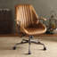Chaise de travail en cuir véritable Campanella-29351476