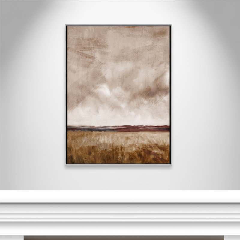 Autumn Sky Print by Kimberly Allen, 31.5'' W x 41.5'' H, Silver Floater